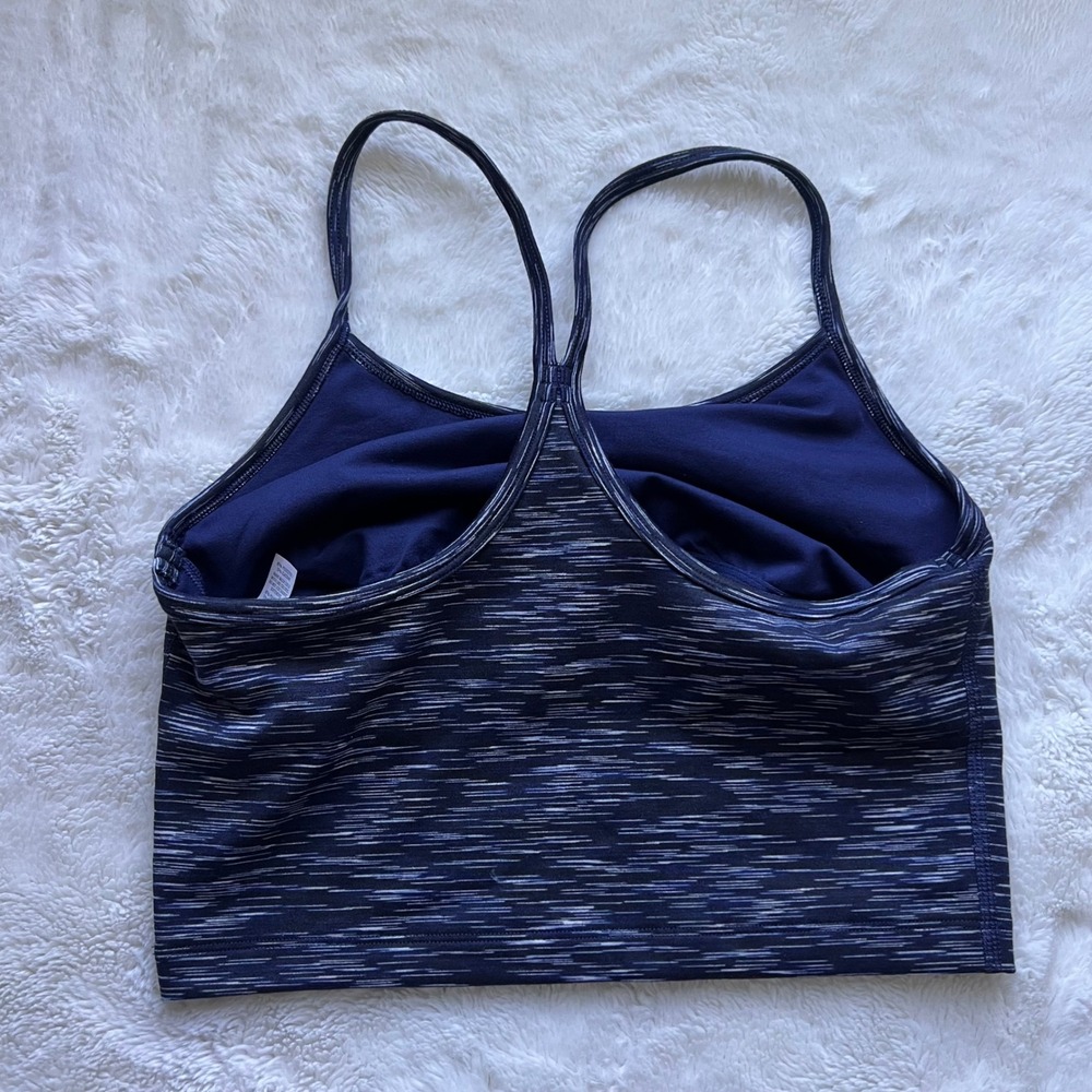 OFFLINE by Aerie The Hugger Recharge Space Dye Sports Bra Navy Blue Small - Picture 5 of 9